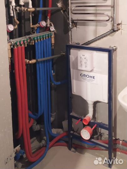 Монтаж труб водоснабжения Сантехник Красногорск