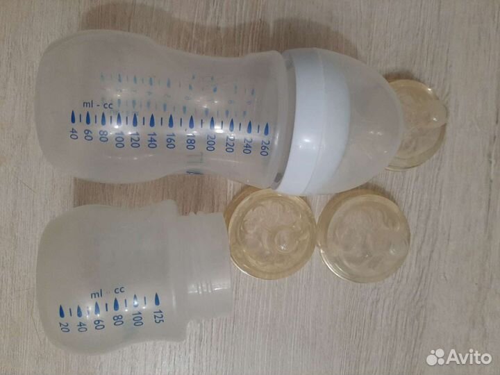 Бутылочки avent natural и соски