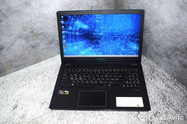 Игровой ноутбук asus на Ryzen 5 2500U/ 1050/16 gb