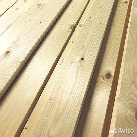 Доска обрезная сухая строганная 20х96х6000