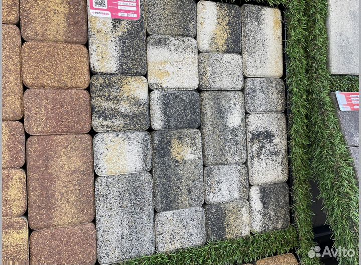 Тротуарная плитка цветная минимальный объем 120 м2