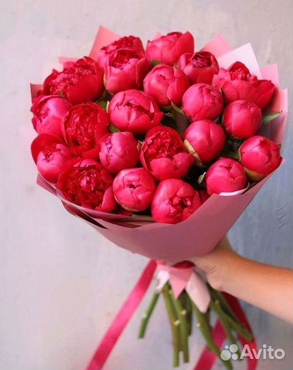 Пионы Розы Доставка