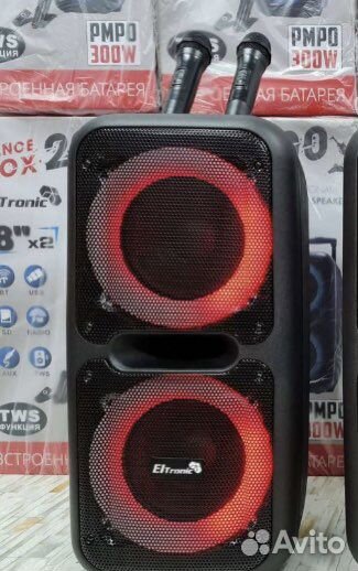 Колонки eltronic Zz 2 микрофона новые