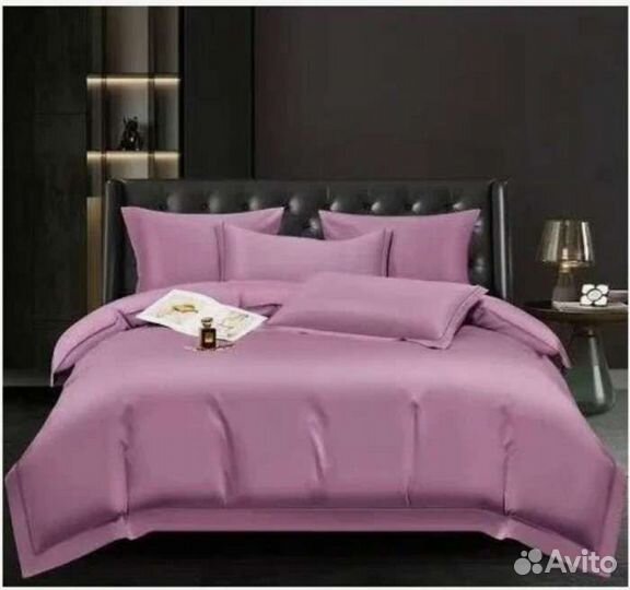 Постельное белье цветное и однотонное