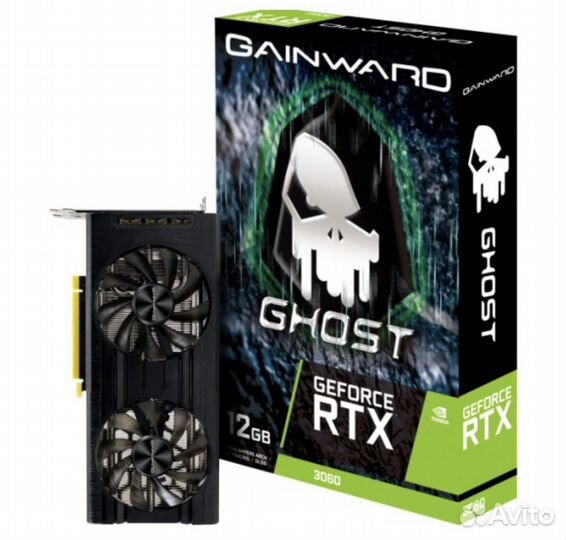 Видеокарта gainward GeForce RTX 3060 ghost 12G RTL