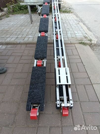 Роликовые ложементы для лодочного прицепа мзса