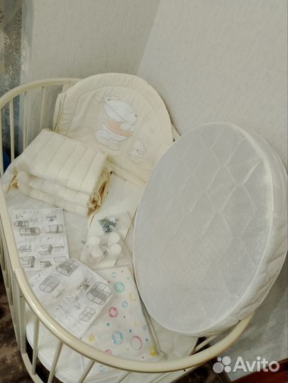 Детская кроватка трансформер 6в 1 с 0 до 6 лет