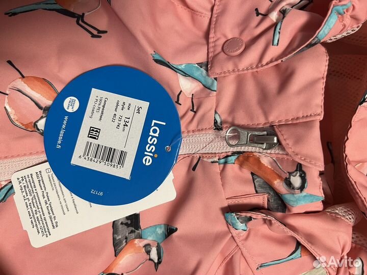 Демисезонный костюм для девочки 134 новый