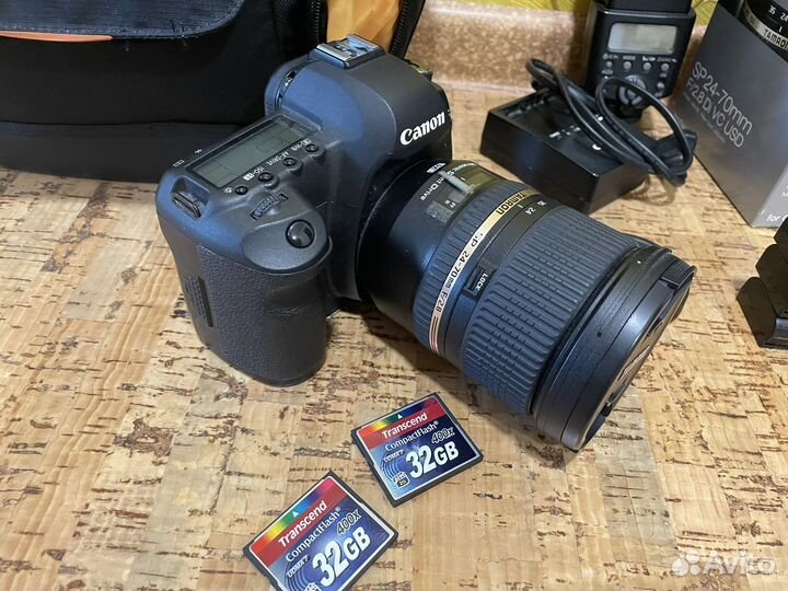 Камера Canon Mark 5D Mark II + 24-70 2.8 + допы