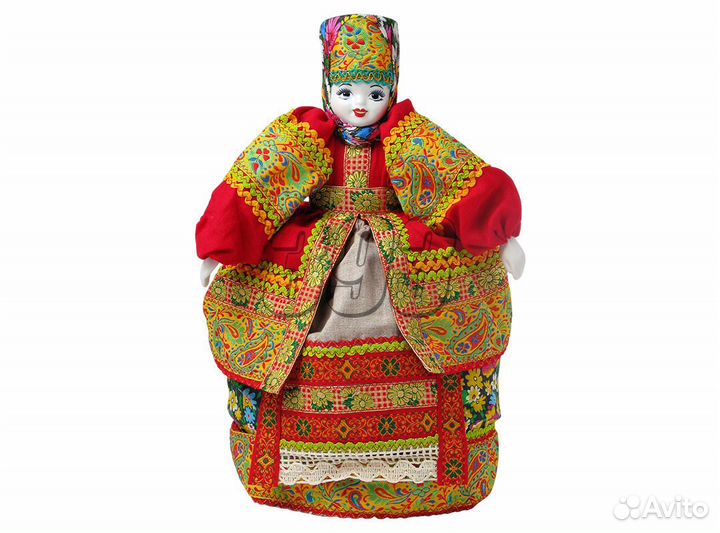 Кукла на чайник для самовара Боярыня узоры (15345)