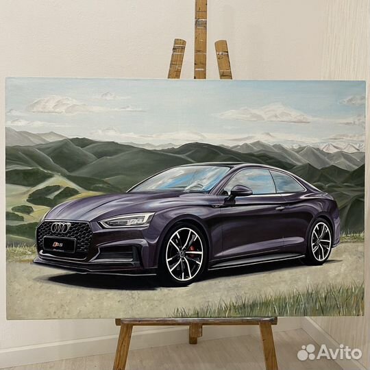 Пишу картины автомобилей маслом/каллиграфия/ф1