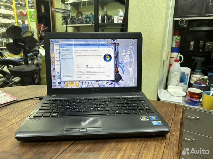Ноутбук sony vaio i3 m370/4Gb/500gb/GeForce 310m