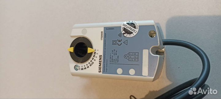 Привод заслонки siemens GBD331