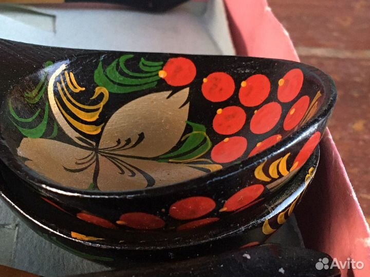 Набор ложек деревянных Касли СССР