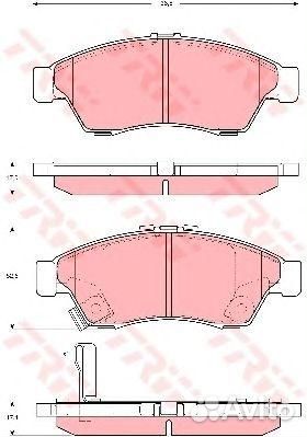 Передние тормозные колодки