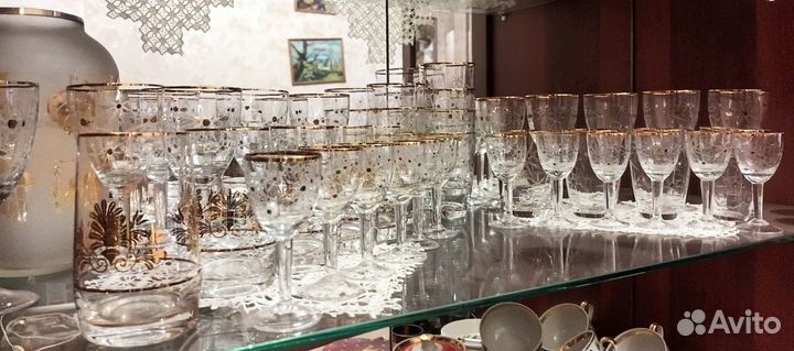 Бокалы фужеры рюмки