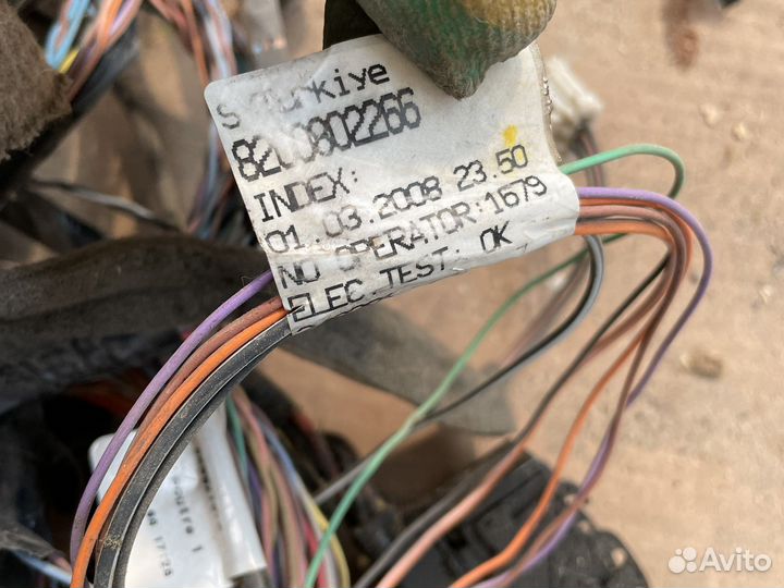 Проводка renault megane 2