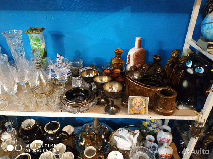 Посуда хрустальная СССР вазы салатники