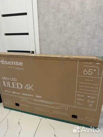 Телевизор 65" Hisense 65U7KQ 144 Гц miniled