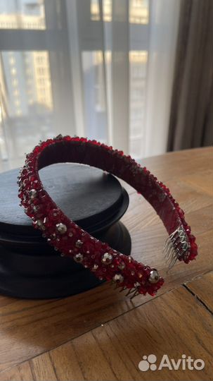 Ободок для волос ручной работы