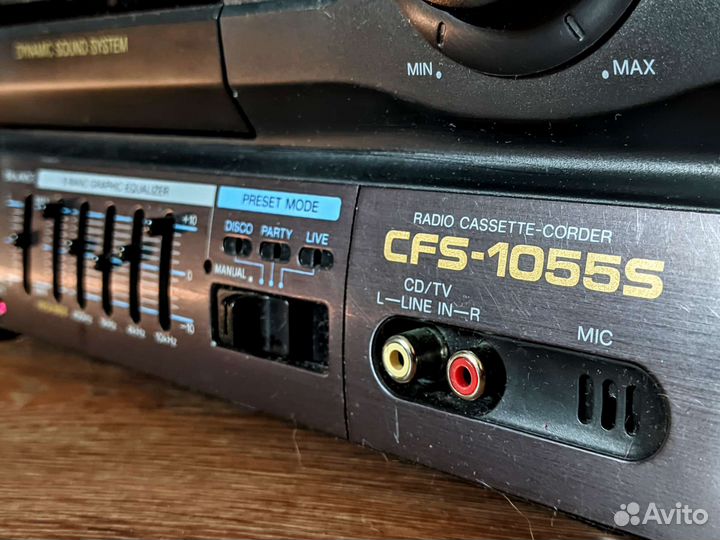 Магнитола Sony CFS-1055S + AUX