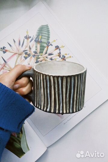 Кружка керамическая ручная работа