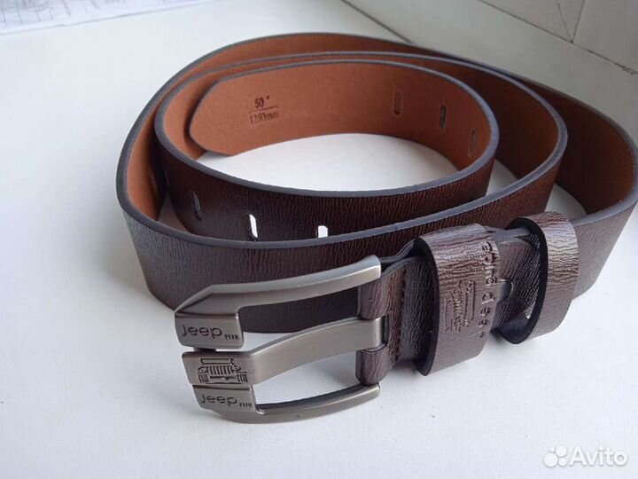Ремень мужской кожаный 