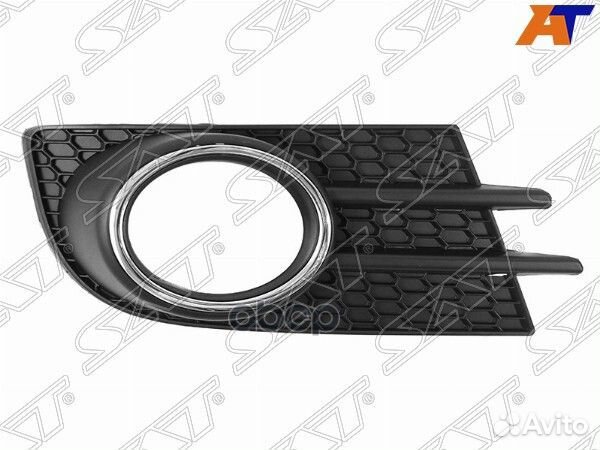 Оправа птф VW tiguan 11-16 RH с хром ободком st