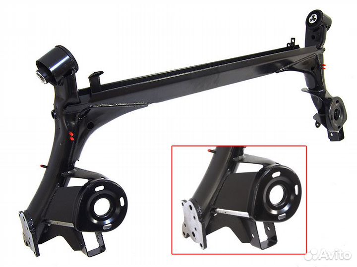 Балка задняя Фольксваген Поло 12, Шкода Рапид 13- (под диск)