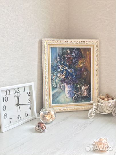 Картина маслом живопись натюрморт в рамке 40/50