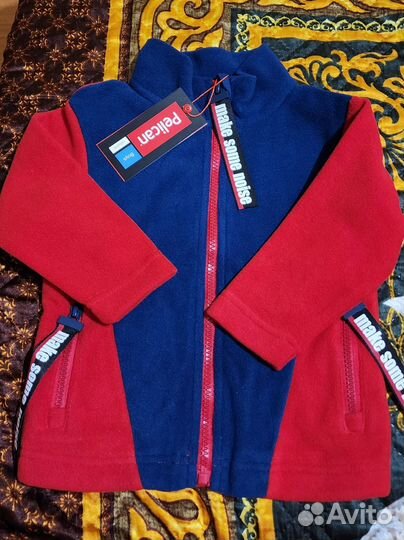 Флисовая кофта для мальчика Pelican