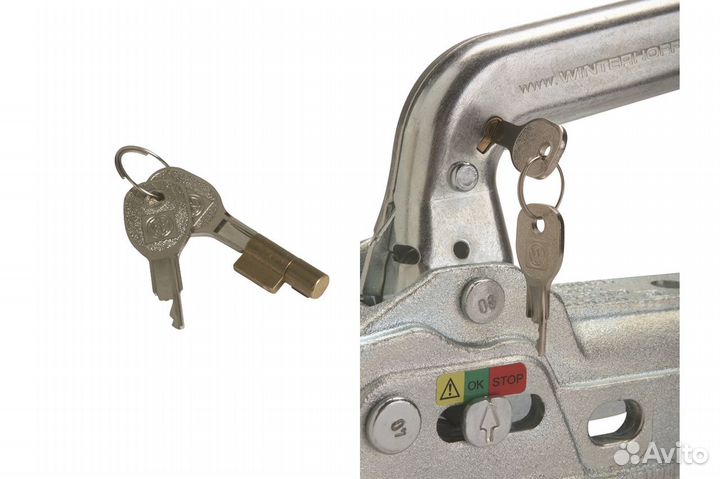 Замок сцепного устройства (головки) прицепа