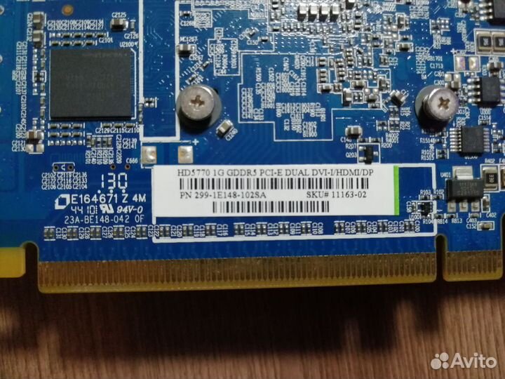 Видеокарты HD5770 1G