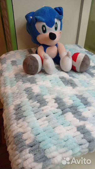 Плед вязаный