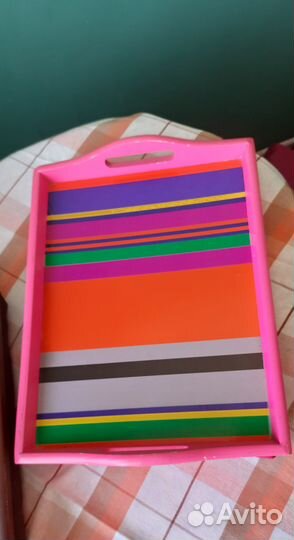 Поднос с подушкой и ручками, поднос столик