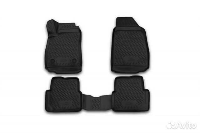 Коврики 3d в салон chevrolet cobalt, 2013, 4 шт