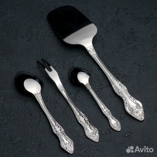 Набор чайный 'Тройка', 15 предметов, цвет серебрян