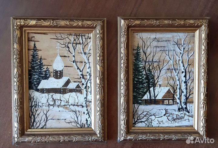 Картина на бересте