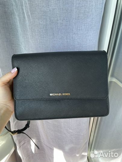 Сумка кросс боди michael kors черная