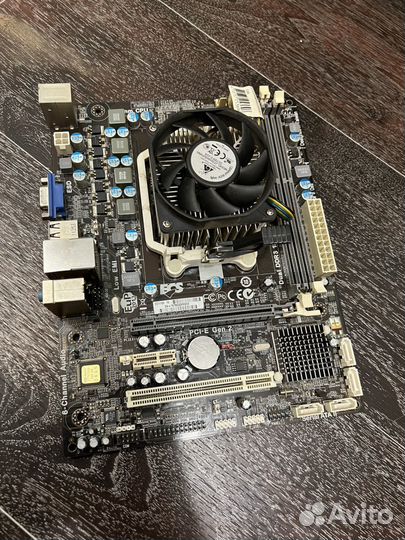 Материнская плата с процессором
