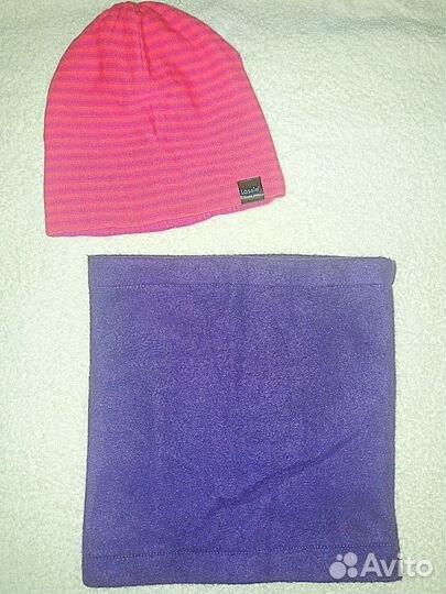 Новая шапка lassie 54-56 см шарф снуд