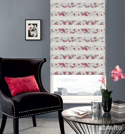 Жалюзи рулонные Зебра (день-Ночь)