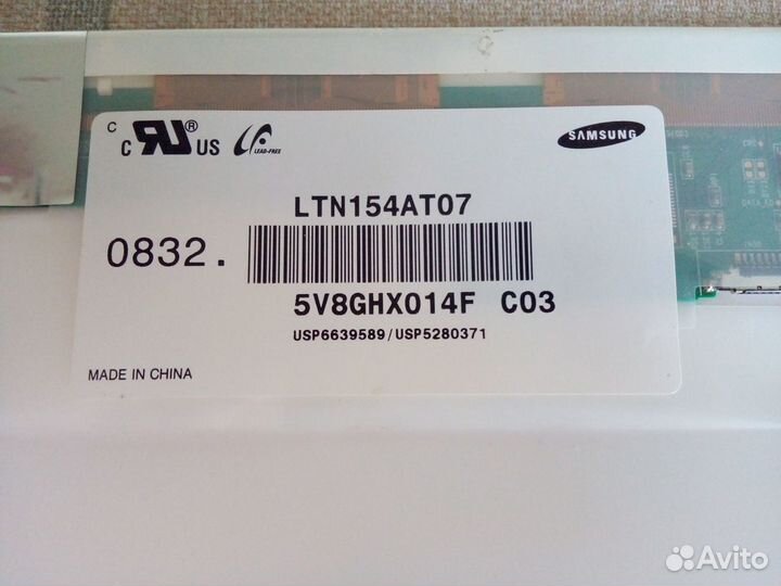 Матрица для ноутбука samsung