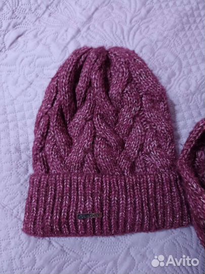 Шапка и снуд для девочки