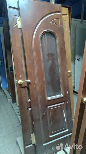 Дверь двухстворчатая межкомнатная бу