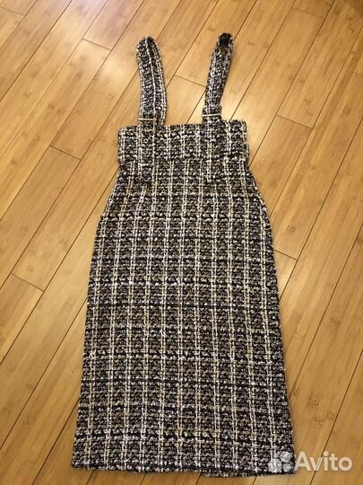 Твидовый сарафан под Zara