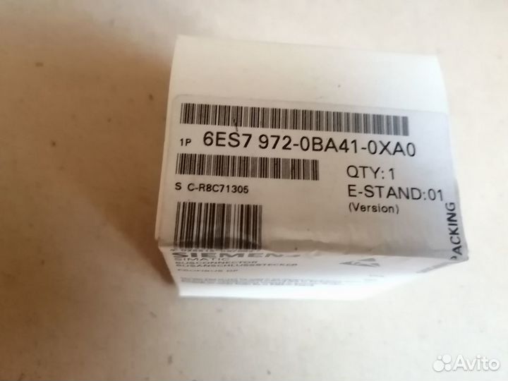 Вилка штепсельная Siemens 6es79720ba410xa0