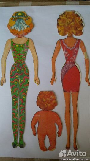 Бумажные куклы 90-х годов