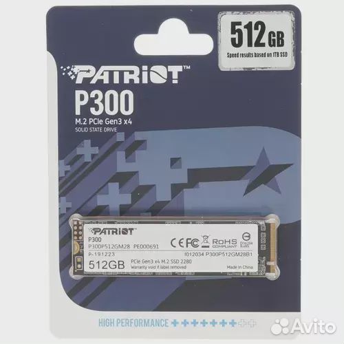 Patriot 512 Gb P300P512GM28