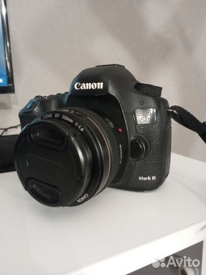 Canon 5D mark III + 50mm 1.4 + 75-300 + рюкзак